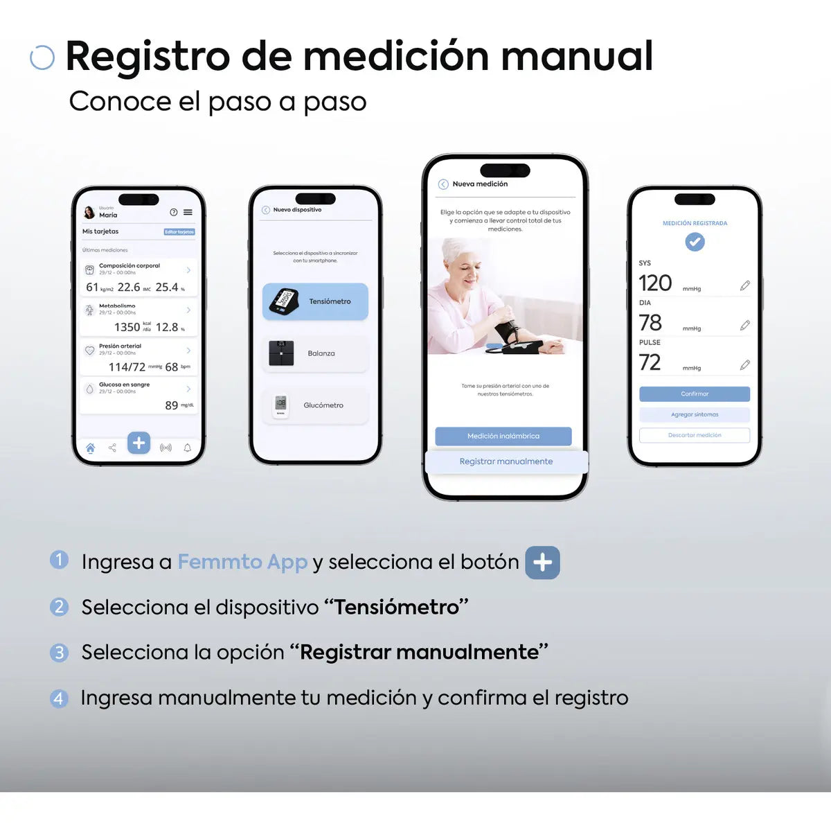 Tensiómetro Digital Recargable